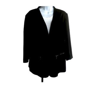 For Cynthia Jacket Black w/ Zipper Front Pockets XL